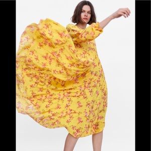 ZARA floral print dress